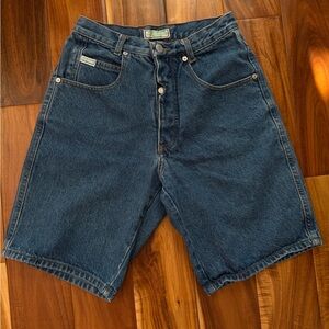 Vintage Guess Dark Blue Jean Shorts